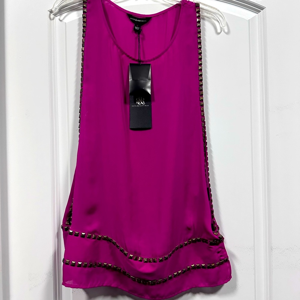Womens Rock & Republic Top Sz S NWT